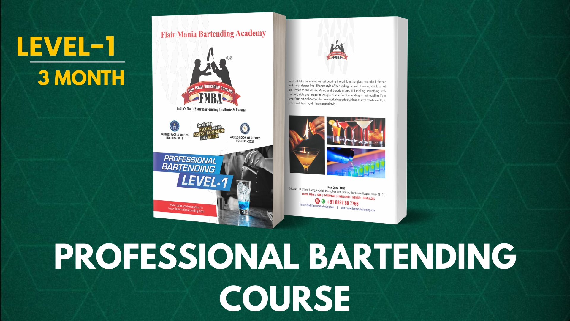 3 Month Bartending LEVEL-1