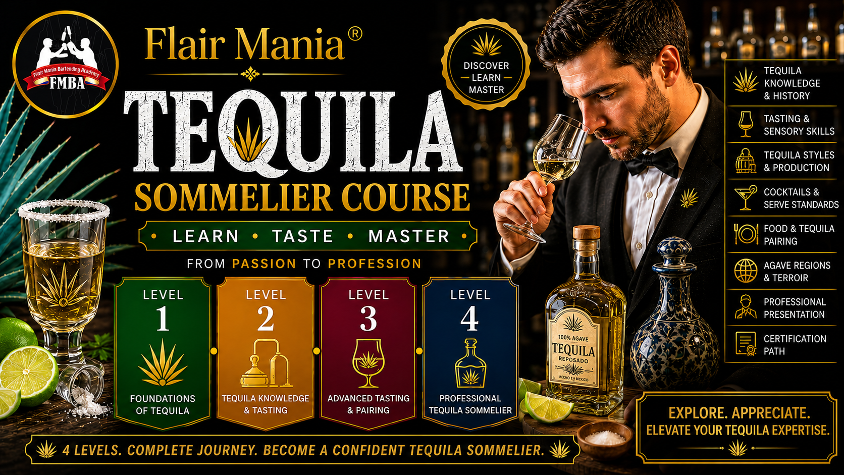 TEQUILA SOMMELIER COURSE