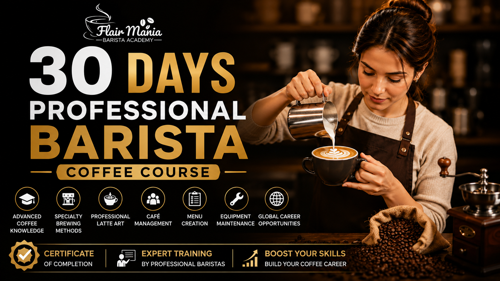 BARISTA (COFFEE) COURSE 30-DAY'S