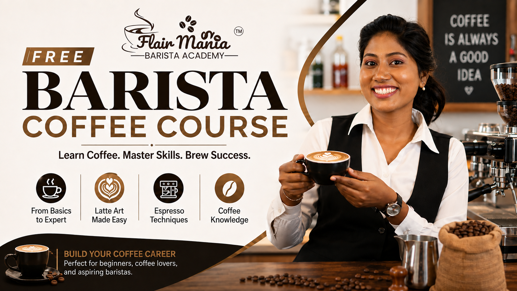 FREE BARISTA (coffee) COURSE
