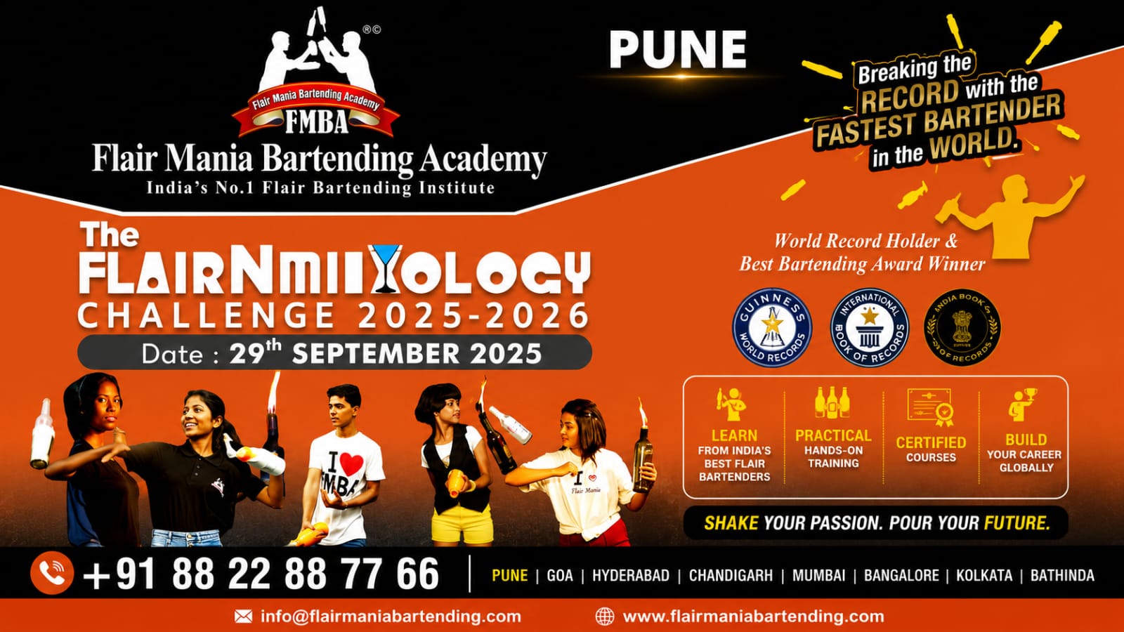 The Flair & Mixology Challenge Semi  Final in Pune