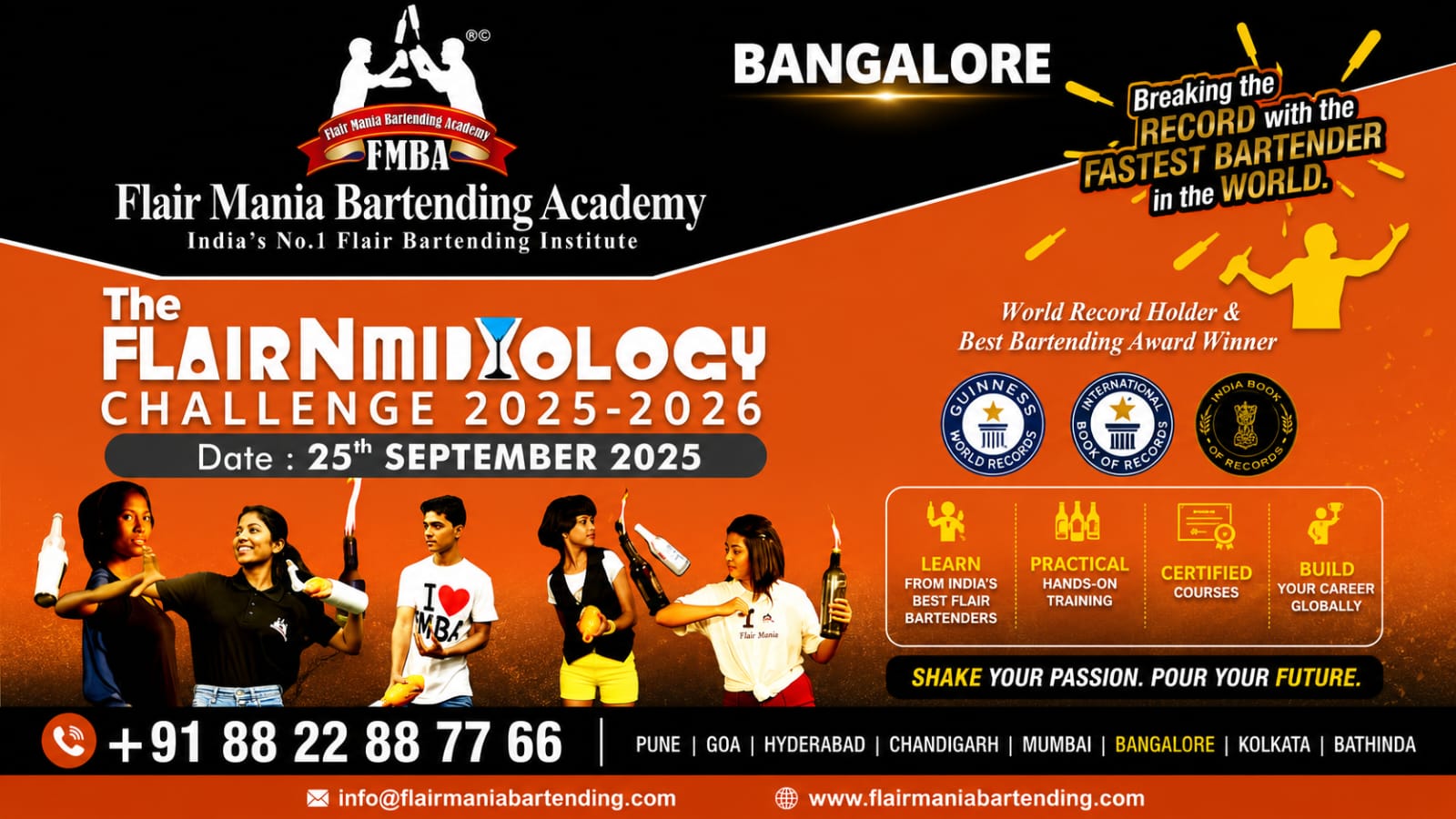 The Flair & Mixology Challenge Semi  Final in Bangalore