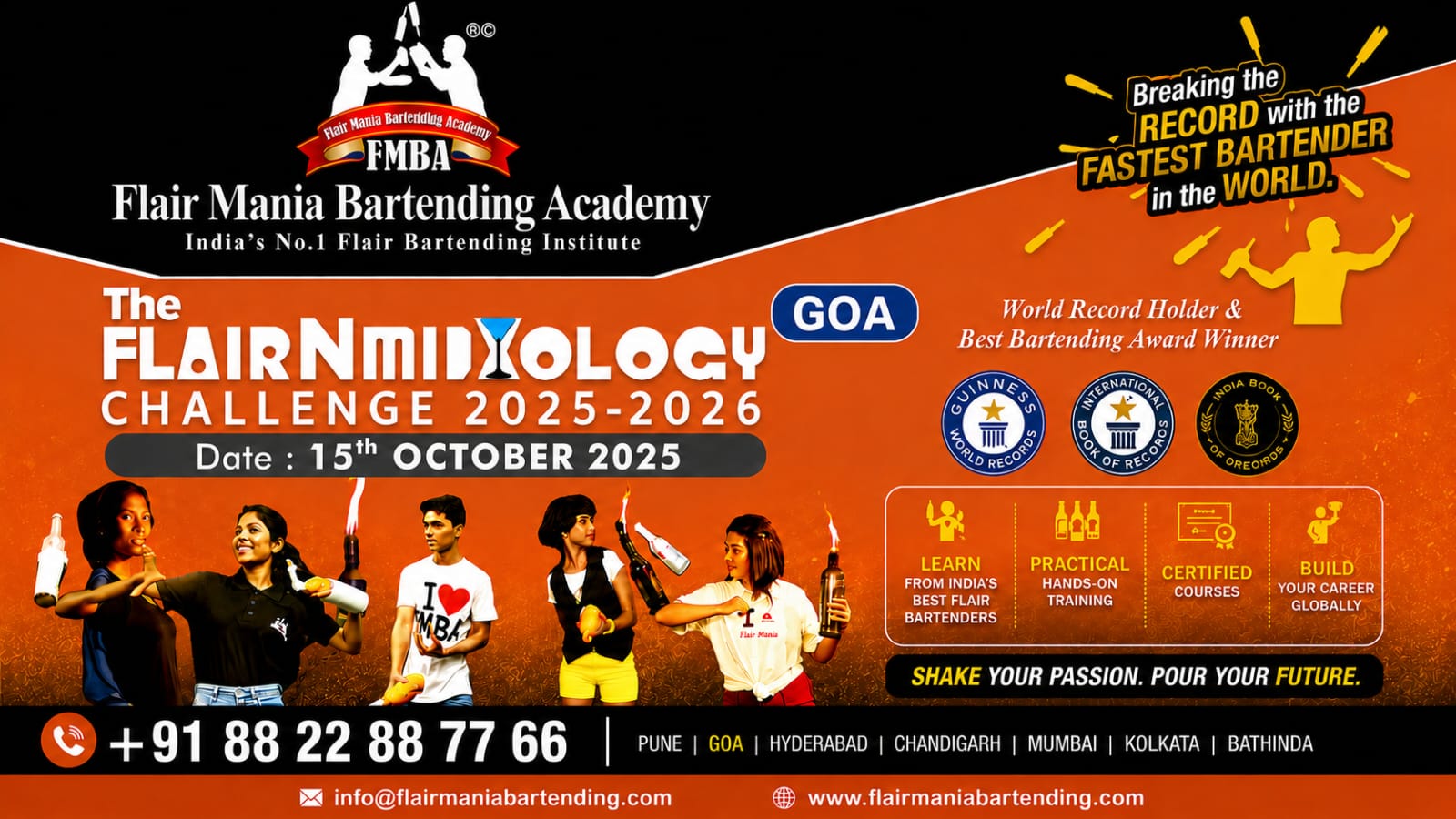 The Flair & Mixology Challenge Semi  Final in Goa
