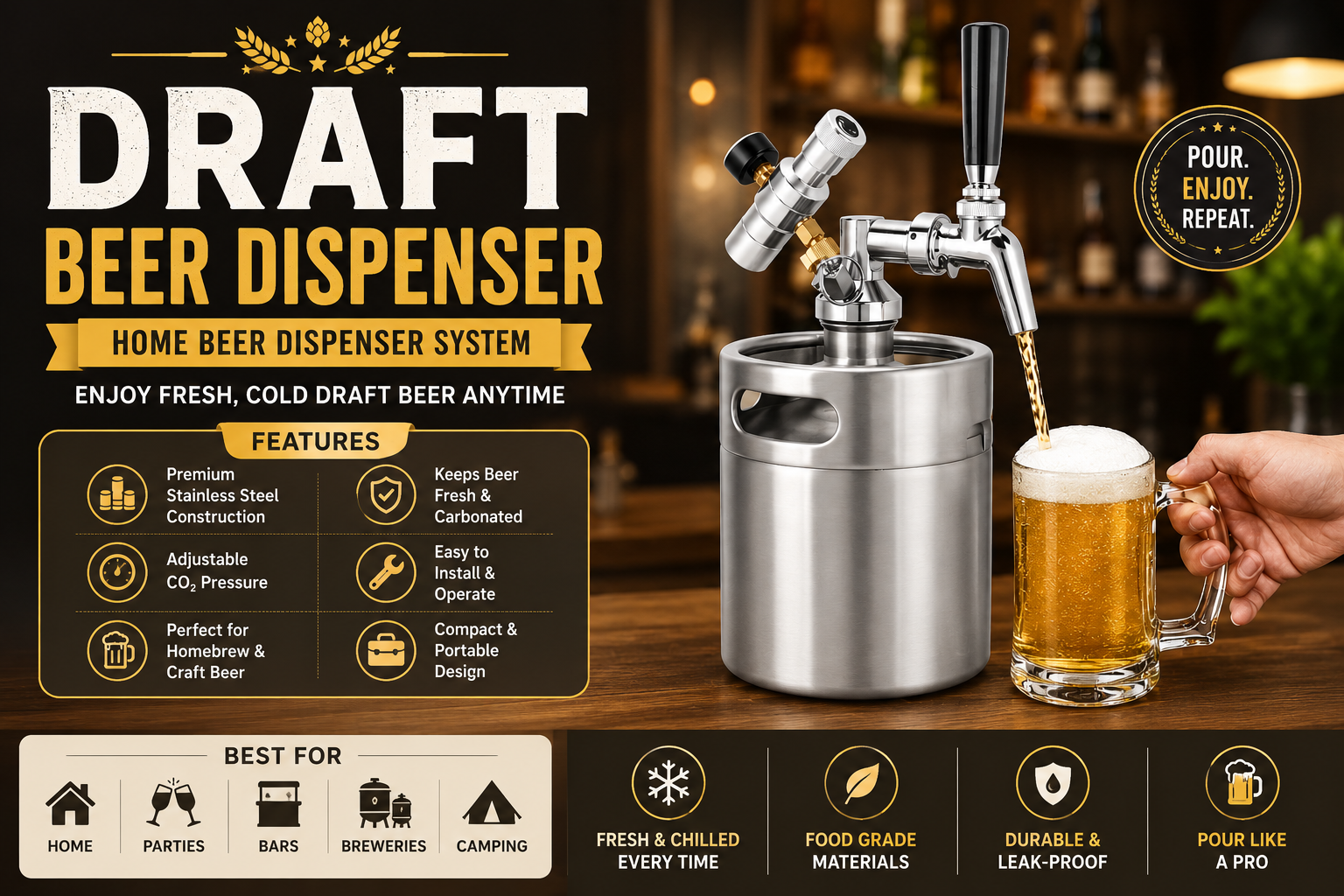 Draft Beer Dispenser