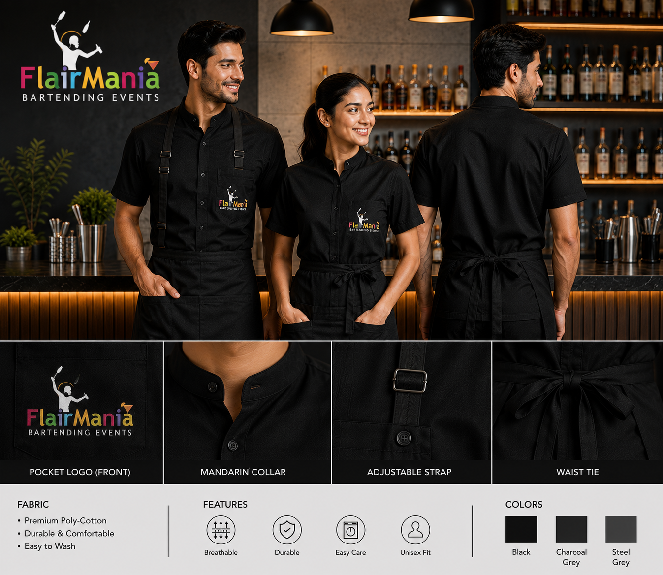 Flair Mania Events Dress code
